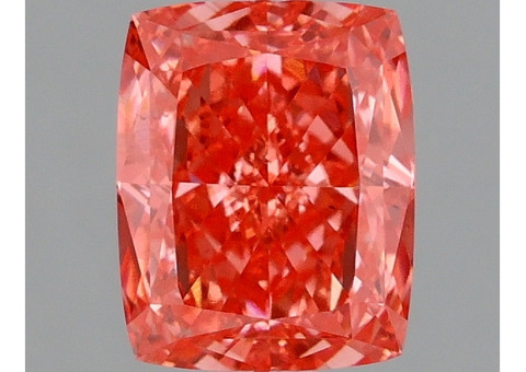 Cushion Cut Fancy Pink Colored Diamonds