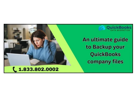 Backup Your QuickBooks Company Files: