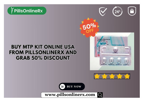 Buy MTP Kit Online USA from PillsOnlinerx and Grab 50% Discount