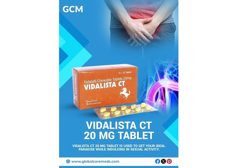 Buy Vidalista CT 20 Mg Tablet Online - GCM