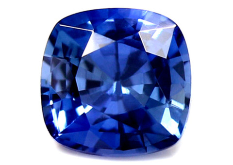 Ceylon Sapphire in Cushion Cut