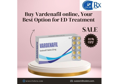 Buy Vardenafil online, Your Best Option for ED Treatment