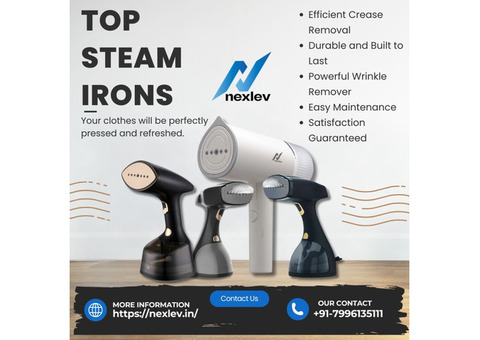 The Top Steam Irons for Effortless Clothing Care by Nexlev