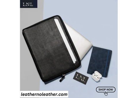 Sleek & Stylish Vegan Leather Laptop Sleeves