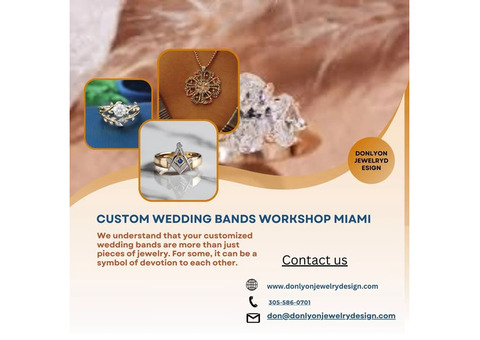 custom wedding bands workshop Miami | Donlyon Jewelry