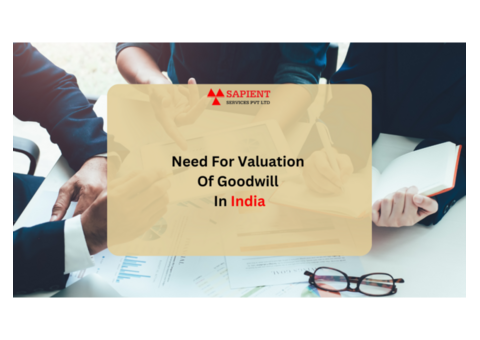 need for valuation of goodwill in india