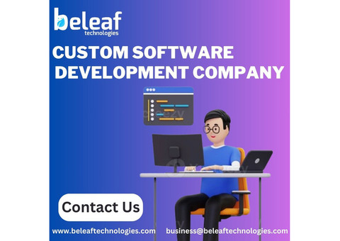 Best Custom Software Development company - Beleaftechnologies