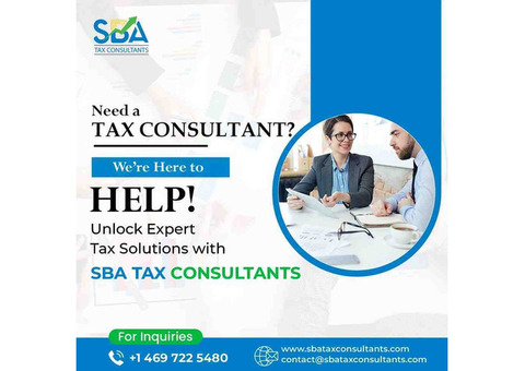 Tax Expert Consultation in USA - SBA Tax Consultants