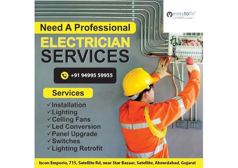 24/7 Electrician in Ahmedabad – Repairs & Installations