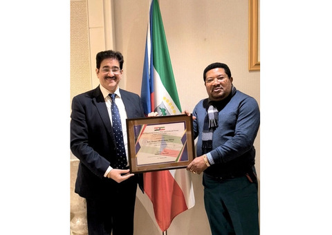 H.E. Manuel Mbela Bama Ndong Named Patron of Indo-Equatorial Guinea