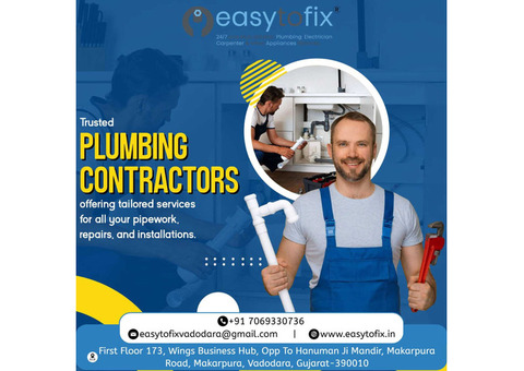 Vadodara's No.1 Plumbing Contractors – 7069330736