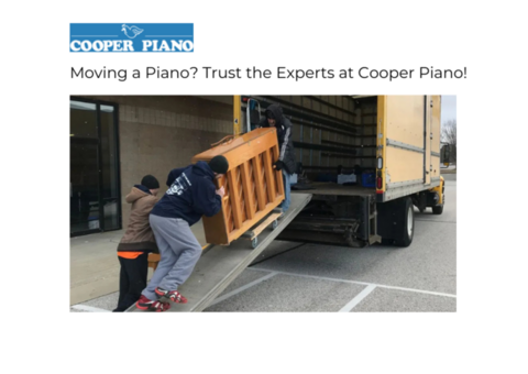 Professional Piano Moving Services – Trust Cooper Piano!