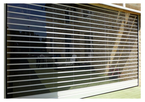 High-Security Transparent Roller Shutters