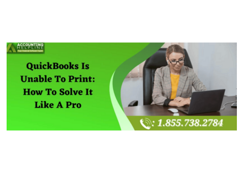 QuickBooks is unable to print After Windows Update? Solve It Now