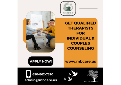 Get Qualified Therapists for Individual & Couples Counseling