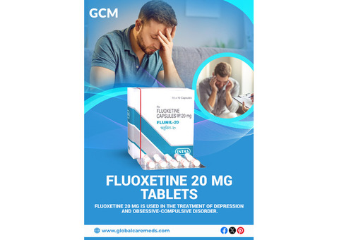 Buy Fluoxetine 20 MG Capsules Online - GCM