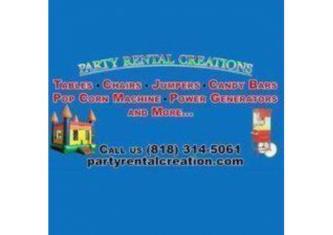 Party Rental Creation