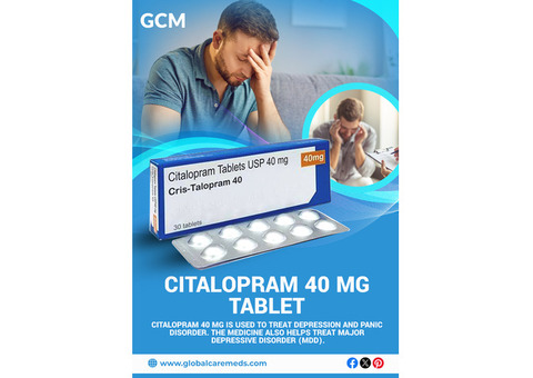 Order Citalopram 40 MG Tablets Online – Fast Shipping