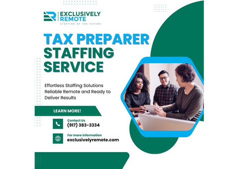 Tax Preparer Staffing Service