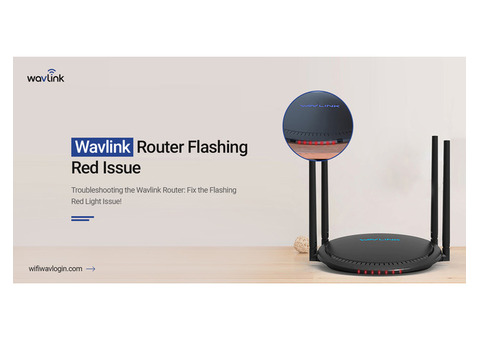 How to Fix Wavlink Router Flashing Red Light Issue