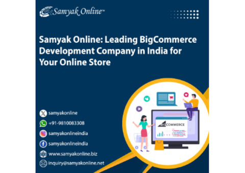 Leading BigCommerce Development Company in India for Your Online Store