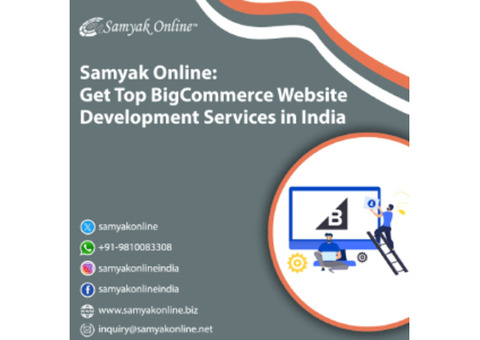 Get Top BigCommerce Website Development Services in India