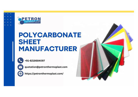 Polycarbonate Sheet Manufacturer - Future of Transparent Solutions