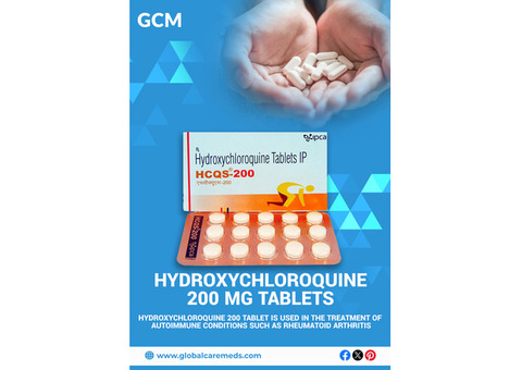 Global Care Meds: Hydroxychloroquine 200 Mg for Arthritis & Lupus