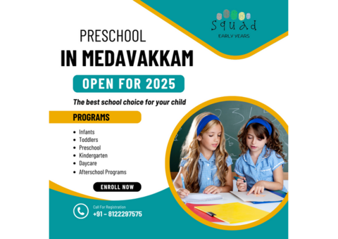 Preschool in Medavakkam – Squad School