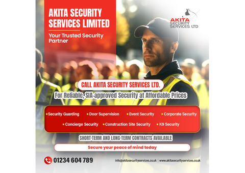 Warehouse Security Guard Services in Bedford