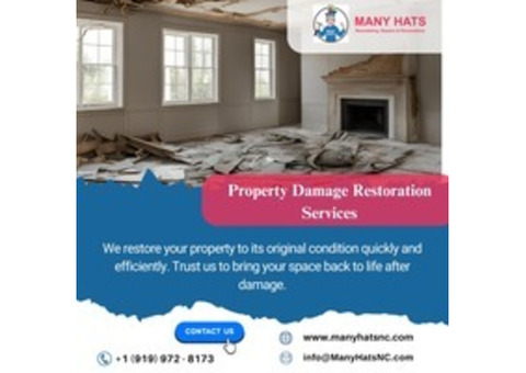 Property Damage Restoration Services in Carrboro