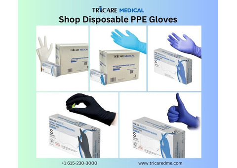 Shop Disposable PPE Gloves - Tricare Medical