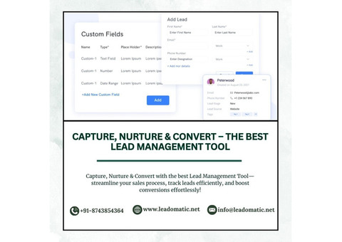 Capture, Nurture & Convert – The Best Lead Management Tool