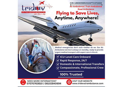 Quality-Based Tridev Air Ambulance Services in Kolkata for You