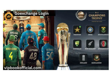 Bet on Champions Trophy 2025 with Goexchange Login!