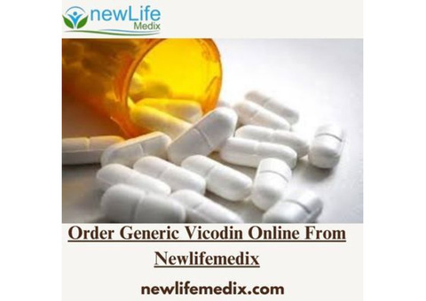 Order Generic Vicodin Online From Newlifemedix