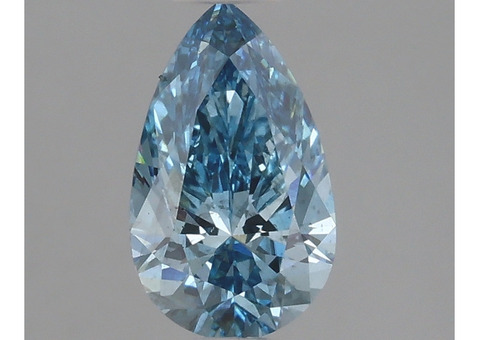 Shop Pear Cut Lab grown blue diamond