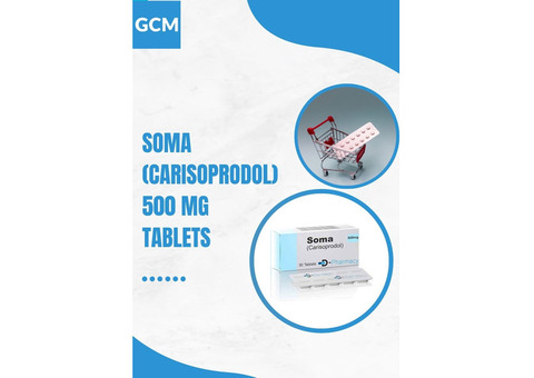 Buy SOMA 500 MG TABLETS Online - Global Care Meds