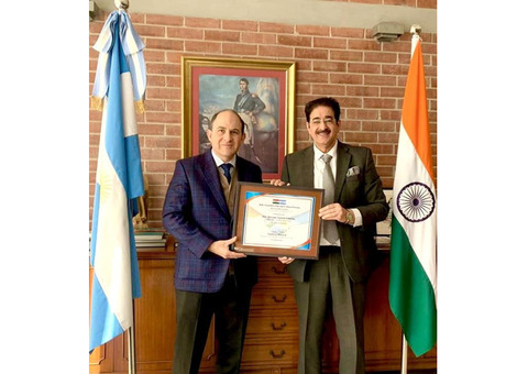 H.E. Mariano Agustín Caucino Appointed Patron of Indo-Argentina Film