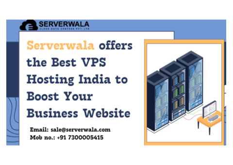 Serverwala offers the Best VPS Hosting India to Boost  Website