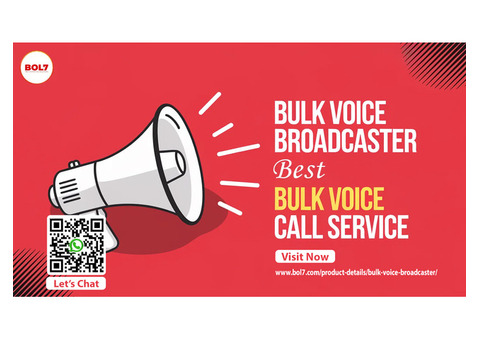 Automate Calls with Bulk Voice Broadcasting