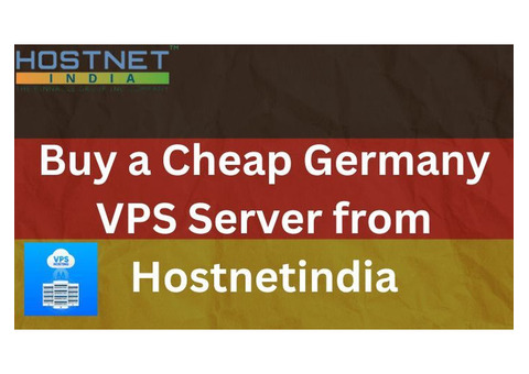 Buy A Cheap Germany VPS Server from Hostnetindia