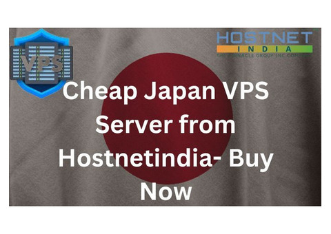 Cheap Japan VPS Server from Hostnetindia- Buy Now