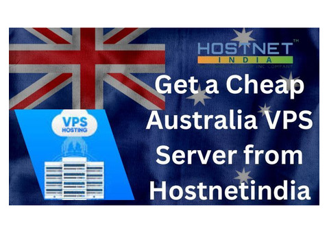 Get A Cheap Australia VPS Server from Hostnetindia