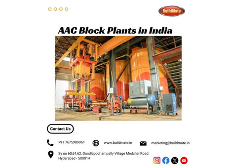 AAC Block Plants in India | +91 76759 89961 | Buildmate