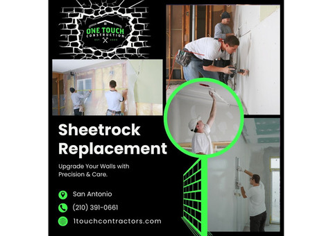 Sheetrock Replacement in San Antonio