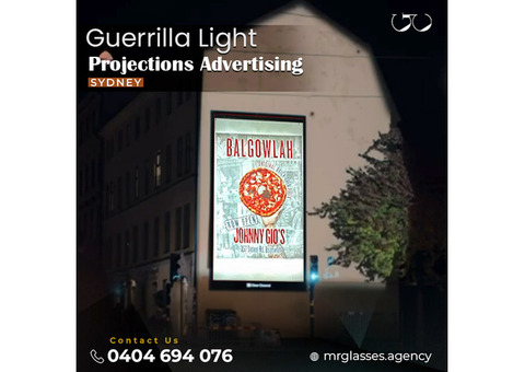 Choose Guerrilla Light Projection Advertising In Sydney Today