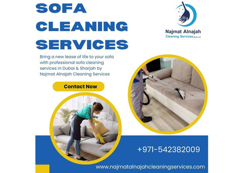 Sofa Cleaning Services Dubai:Najmat Alnajah Cleaning Services