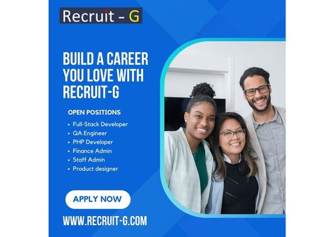 Build a Career You Love with Recruit-G