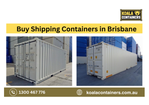 Buy Shipping Containers Brisbane – Quality You Can Trust